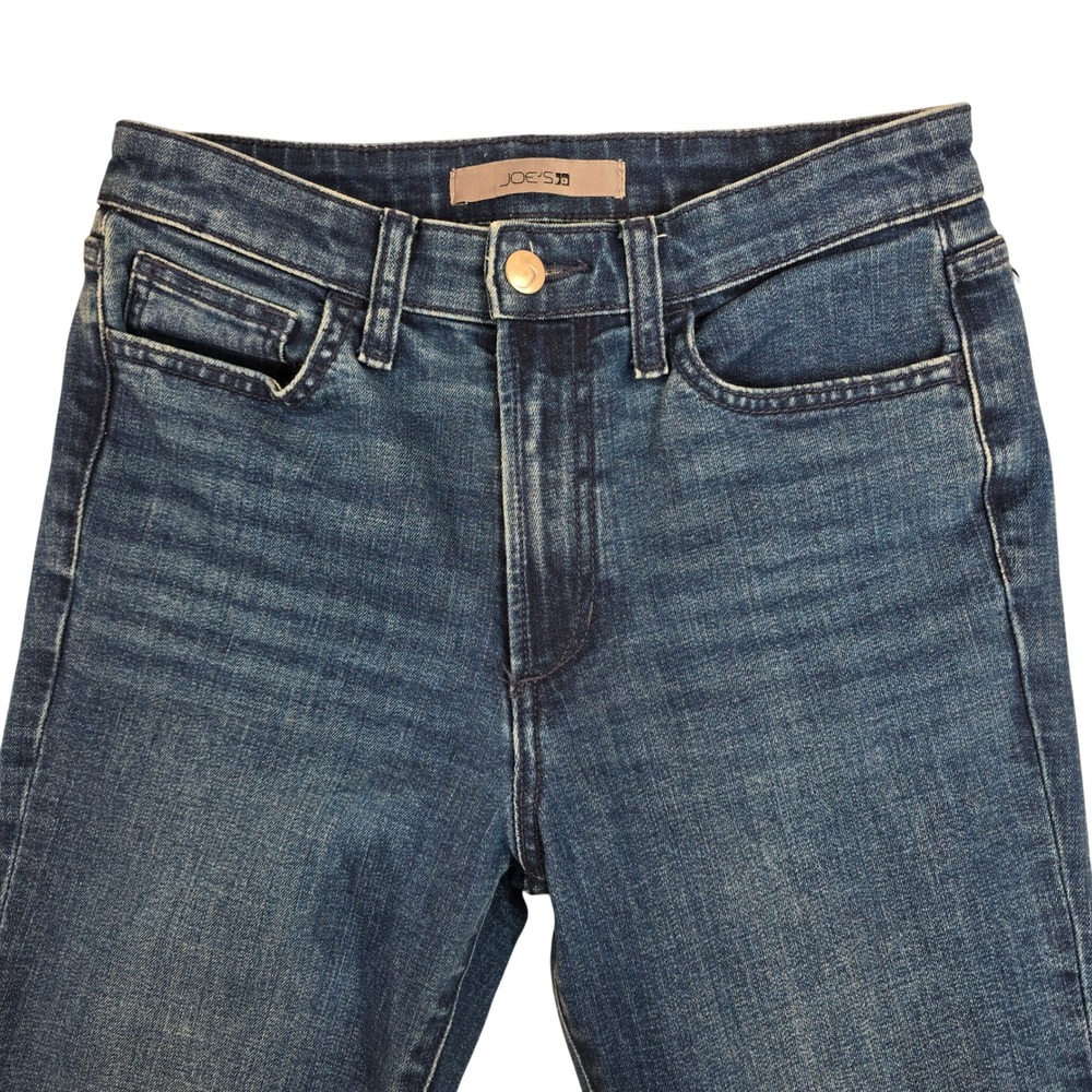 Joes Jeans Womens 34 High Rise Curvy Bootcut Paradigm Blue Denim PM8PAR5938